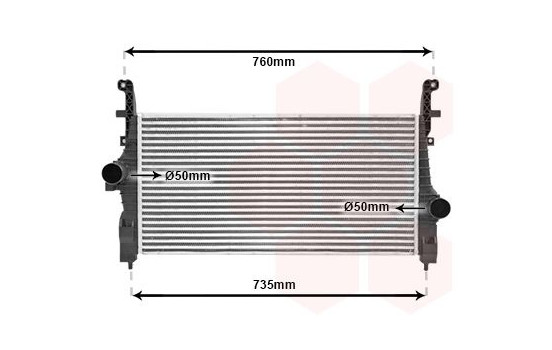 Laddluftkylare 82004200 International Radiators, bild 2