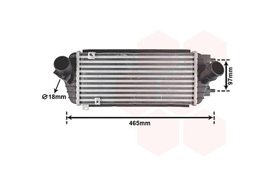 Laddluftkylare 82004293 International Radiators, bild 2