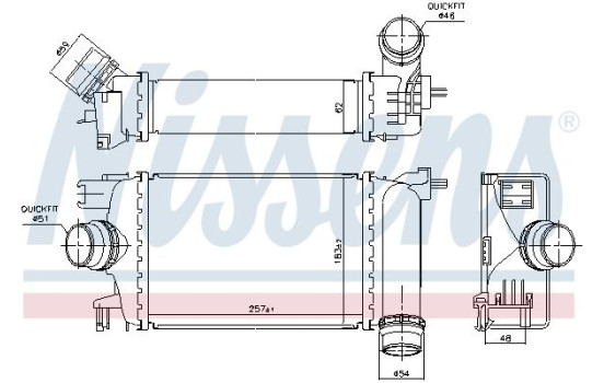 Laddluftkylare 961583 Nissens, bild 6