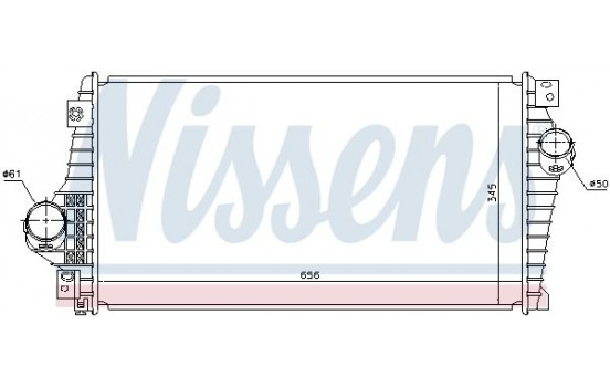 Laddluftkylare 96399 Nissens