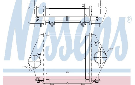 Laddluftkylare 96570 Nissens