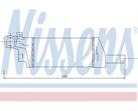 Laddluftkylare 96656 Nissens
