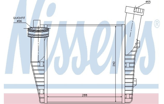 Laddluftkylare 96687 Nissens