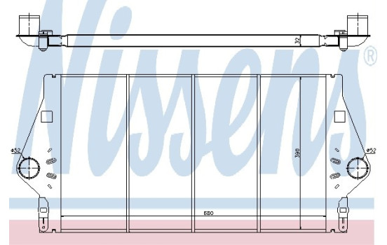 Laddluftkylare 96779 Nissens, bild 2