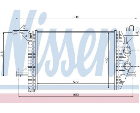 Laddluftkylare 96976 Nissens