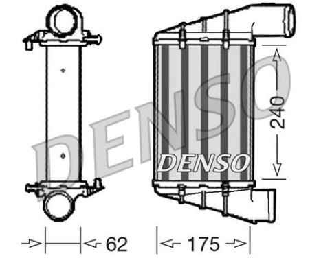 Laddluftkylare DIT02001 Denso