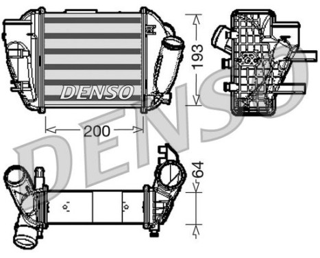 Laddluftkylare DIT02005 Denso