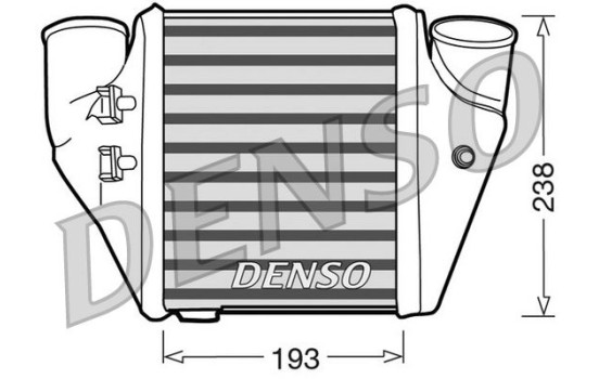 Laddluftkylare DIT02006 Denso