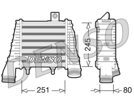 Laddluftkylare DIT02009 Denso