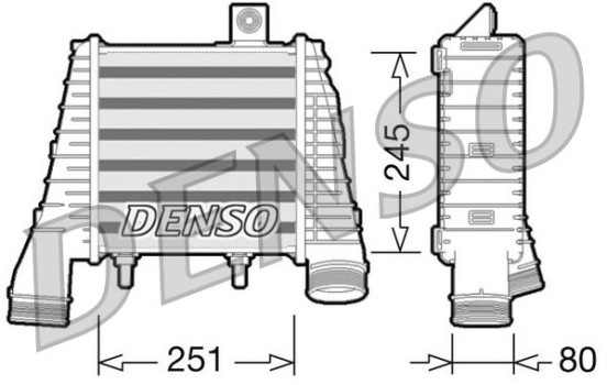 Laddluftkylare DIT02009 Denso