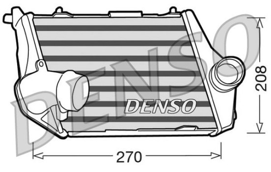 Laddluftkylare DIT02013 Denso