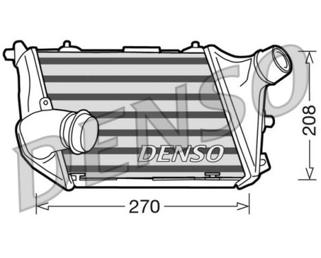 Laddluftkylare DIT02015 Denso