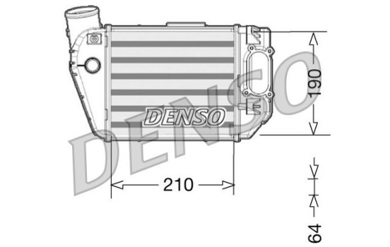 Laddluftkylare DIT02021 Denso