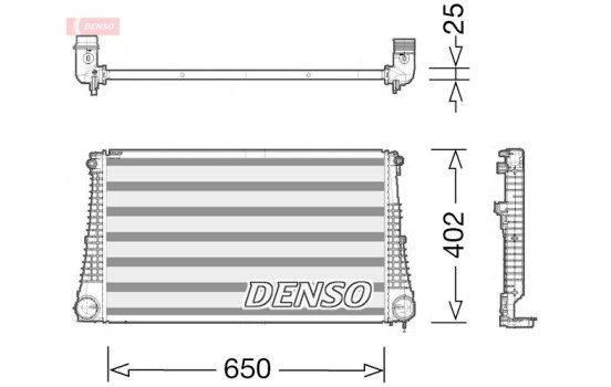Laddluftkylare DIT06003 Denso