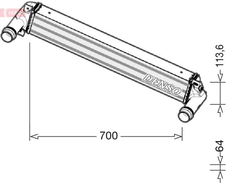 Laddluftkylare DIT06010 Denso
