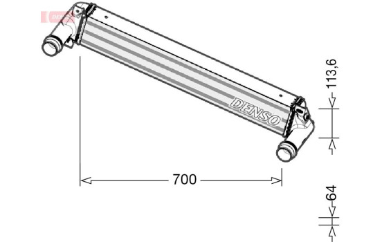 Laddluftkylare DIT06010 Denso