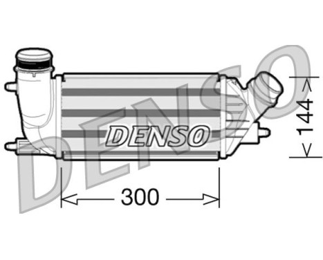 Laddluftkylare DIT07001 Denso