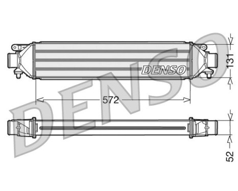 Laddluftkylare DIT09107 Denso