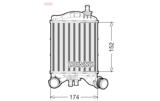 Laddluftkylare DIT09111 Denso