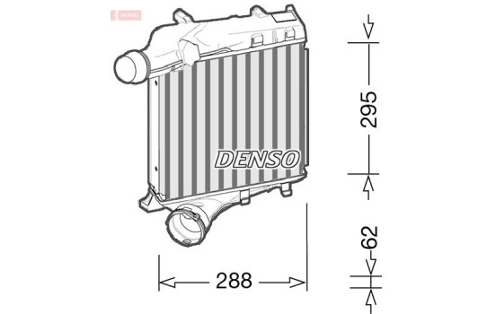 Laddluftkylare DIT28021 Denso