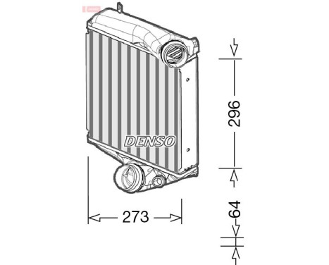 Laddluftkylare DIT28022 Denso