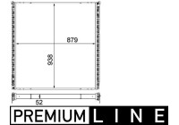 Lågtemperaturkylare, laddluftkylare BEHR *** PREMIUM LINE ***