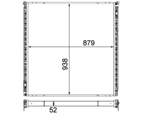 Lågtemperaturkylare, laddluftkylare BEHR *** PREMIUM LINE ***, bild 2