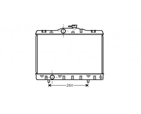 Jag radiator Toyota Tercel 5 / 86- 53002172 International Radiators