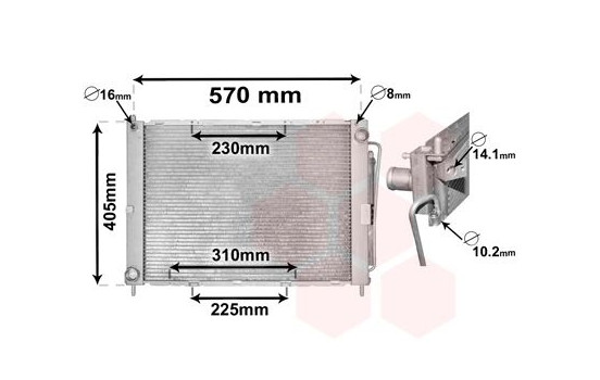 kylare 1300M369 International Radiators