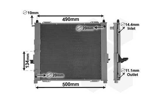 kylare 4301M406 International Radiators