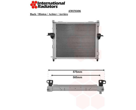 kylare 4301M406 International Radiators, bild 2