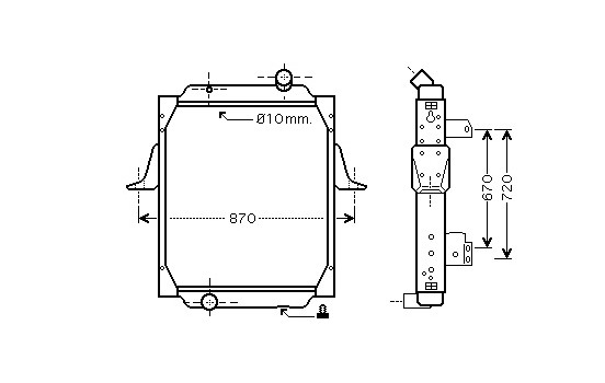 KYLARE 67002070 International Radiators