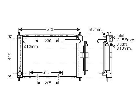 kylare DNM370 Ava Quality Cooling, bild 2