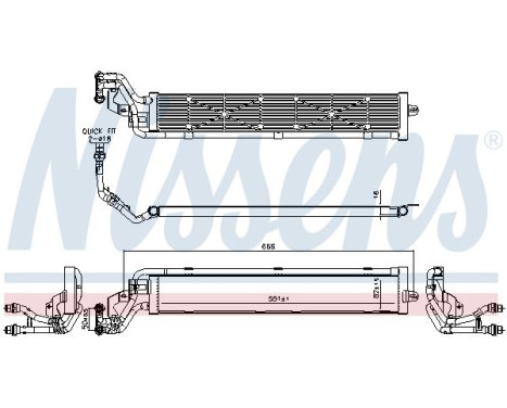 Kylare, drivbatteri 606268 Nissens