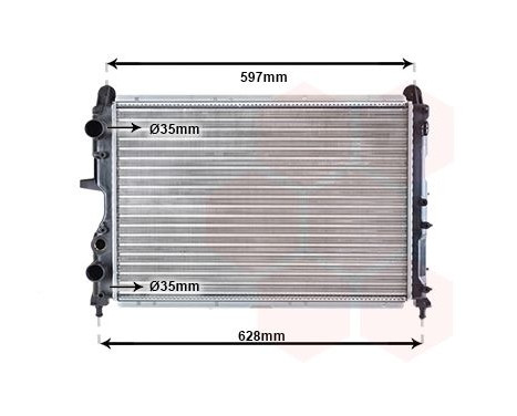 Kylare, motorkylning 01002051 International Radiators, bild 2