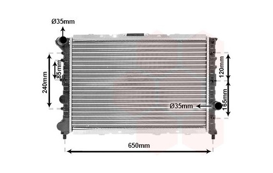 Kylare, motorkylning 01002057 International Radiators, bild 2