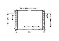 Kylare, motorkylning 01002057 International Radiators