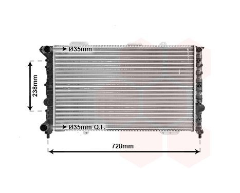 Kylare, motorkylning 01002079 International Radiators, bild 2
