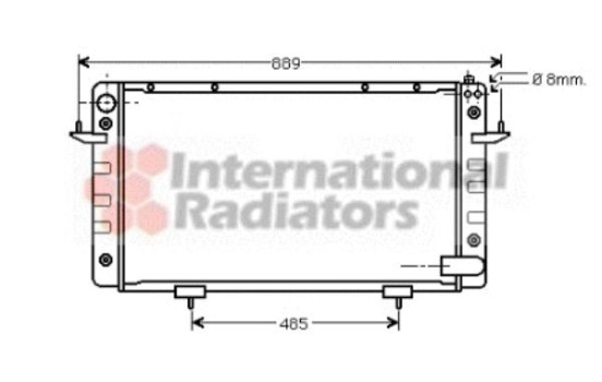 Kylare, motorkylning 02002099 International Radiators, bild 2
