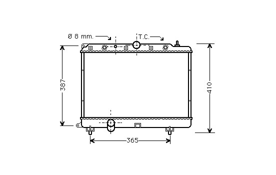 Kylare, motorkylning 02002154 International Radiators