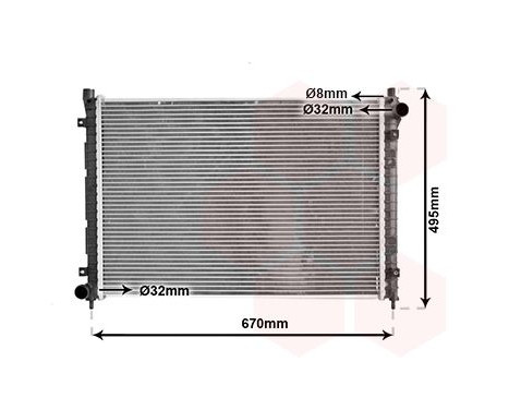 Kylare, motorkylning 02002163 International Radiators, bild 2