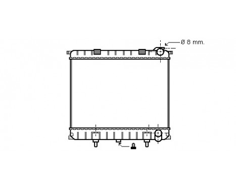 Kylare, motorkylning 02002173 International Radiators