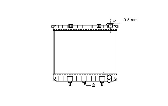 Kylare, motorkylning 02002173 International Radiators