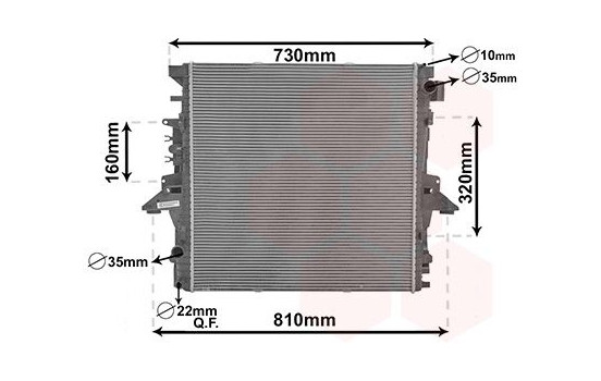 Kylare, motorkylning 02012702 International Radiators