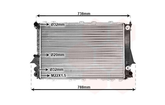 Kylare, motorkylning 03002082 International Radiators, bild 2