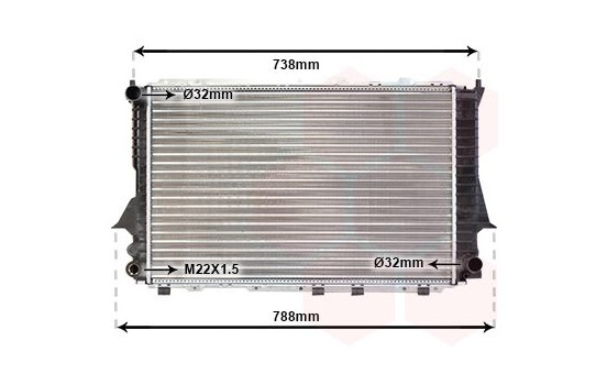 Kylare, motorkylning 03002083 International Radiators, bild 2
