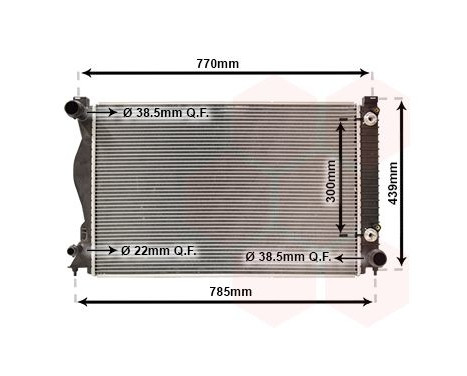 Kylare, motorkylning 03002231 International Radiators, bild 2
