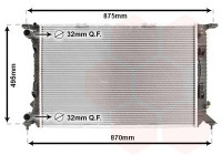 Kylare, motorkylning 03002292 International Radiators
