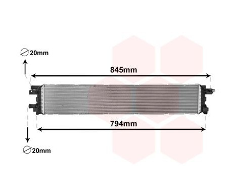 Kylare, motorkylning 03002366 International Radiators
