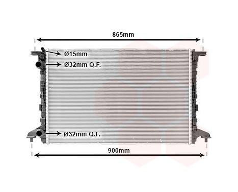 Kylare, motorkylning 03012720 International Radiators
